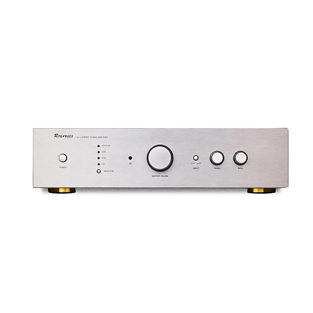 

ROYANGES TS-2 HiFi power amplifier Fever hifi 2.0 home amp with remote control imported components new tube amplifier 200w*2