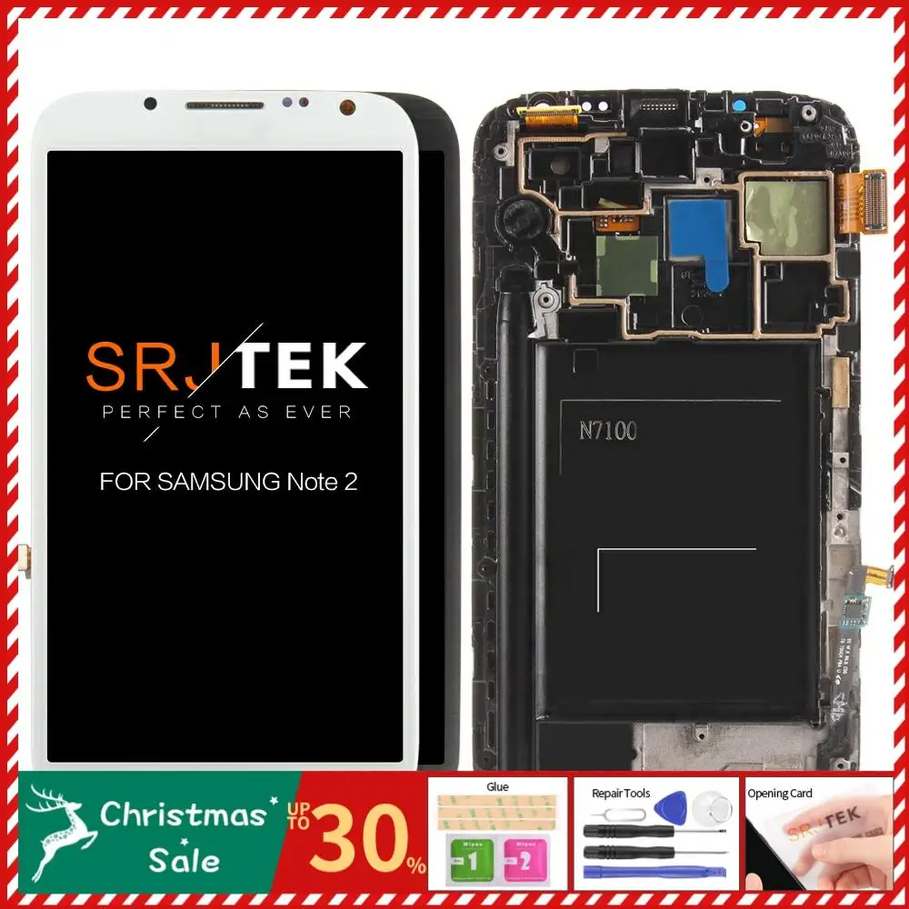 5,5 ''lcd для samsung Galaxy Note 2 lcd N7100 Note2 N7105 lcd дисплей кодирующий преобразователь сенсорного экрана в сборе запасные части