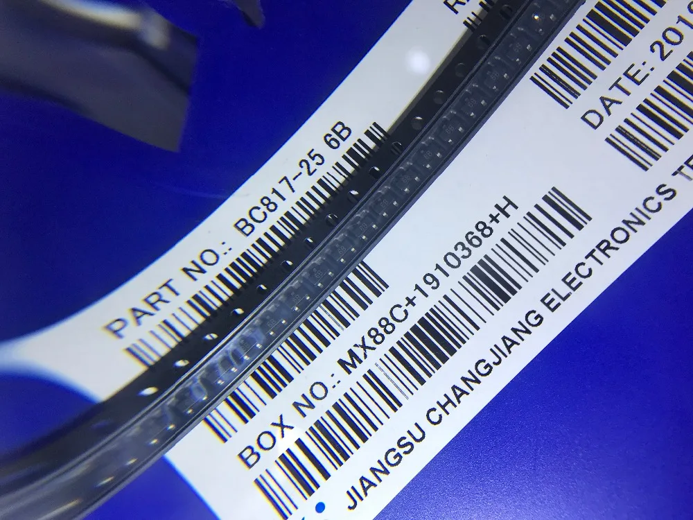 3000 шт. BC817-40 BC817-25 BC817-16 6C Силовые транзисторы NPN СОТ-23 BC817 диод транзистор 45V 500mA SOT23 SMD полноцветный светодиодный дисплей катушка