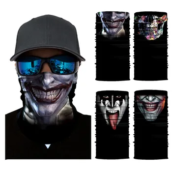 

2019 The Joker Motorcycle Cycling Neck Scarf Half Face Mask Bandana Headband Cosplay Adult Masks