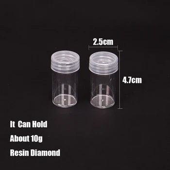

30/60/90/120 bottle diamond painting accessories container bottle diamond embroidery tool crystal beads storage tank