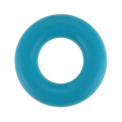 1 шт., силиконовая рукоятка, захватывающее кольцо, кистевой эспандер, тренажер для пальцев, тренировочный захват, силовая реабилитация, мячик для снятия стресса - Цвет: Синий