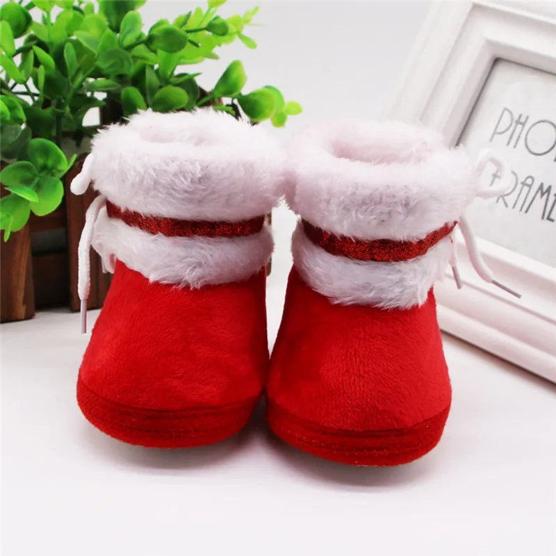 baby girl shoes Infant Newborn Baby Girls Cashmere Plush Winter Boots Bandage Warm Shoes baby schoenen #3S23 (25)