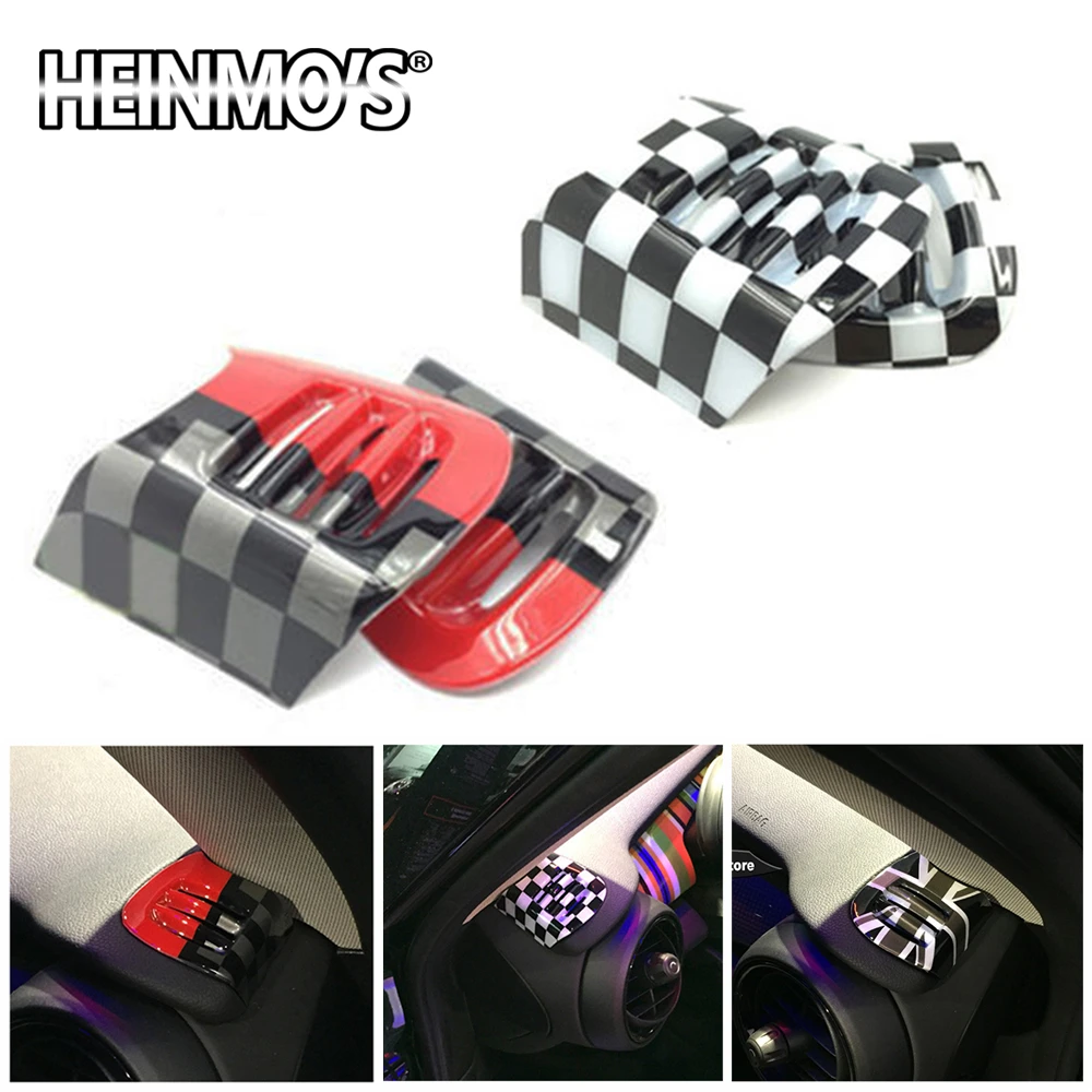 

For Mini Cooper Inner Decoration Air Condition Vent Outlet Cover Sticker For Mini Cooper F55 F56 Car Styling Decal Accessories