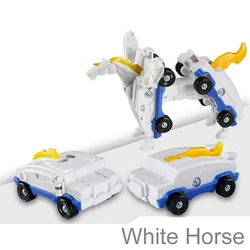 Unicorn Mirinae Prime Unity Transformation Action Figure Toy and Home Ornament (White Horse)