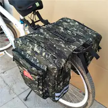 Увеличенный горный велосипед камуфляжная седельная сумка 35L MTB стойка седельная сумка многофункциональная дорожная велосипедная корзина заднее сиденье багажник сумка