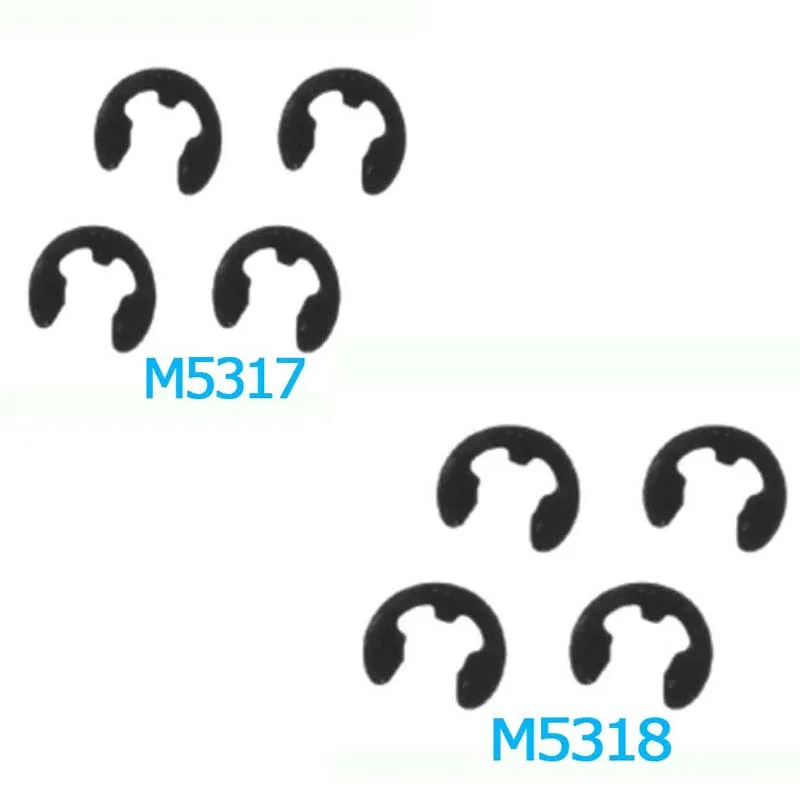 M5317 M5318 E-Clip E (2 5/3 5) для Ремо хобби 1:8 1:10 1025 8035 8036 8051 8055 8065 8066 8081 гоночные детали багги