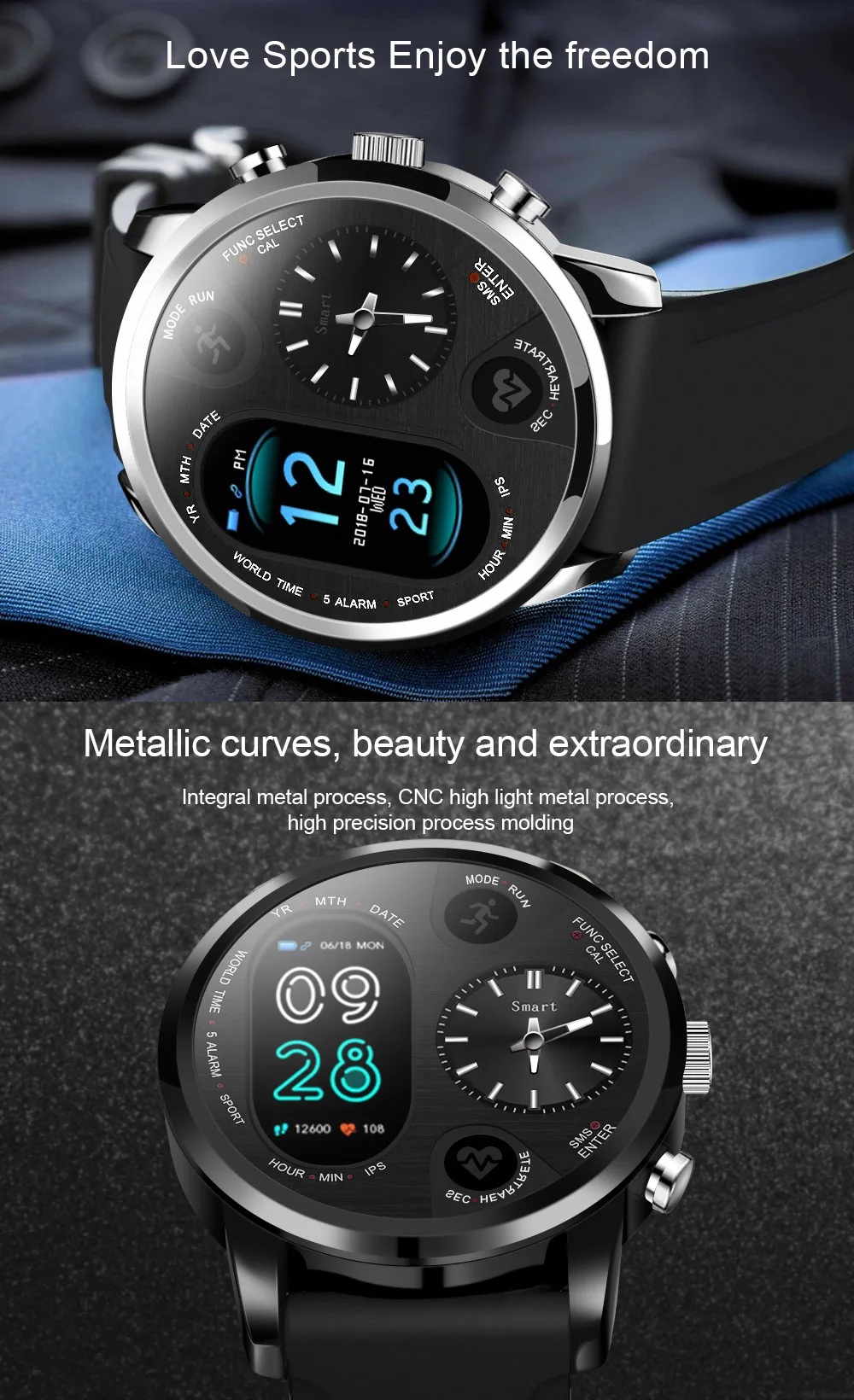 Топ Роскошные цифровые часы для мужчин спортивные часы электронный светодиодный мужские наручные часы для мужчин часы новые наручные часы Часы сердечного ритма Hodinky