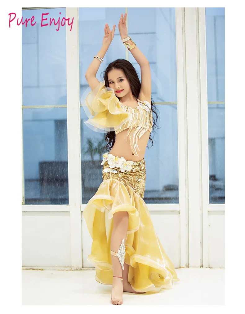 Детский спектакль Belly Dance Service комплект с блестками Конкурс восточных танцев Танцевальный костюм