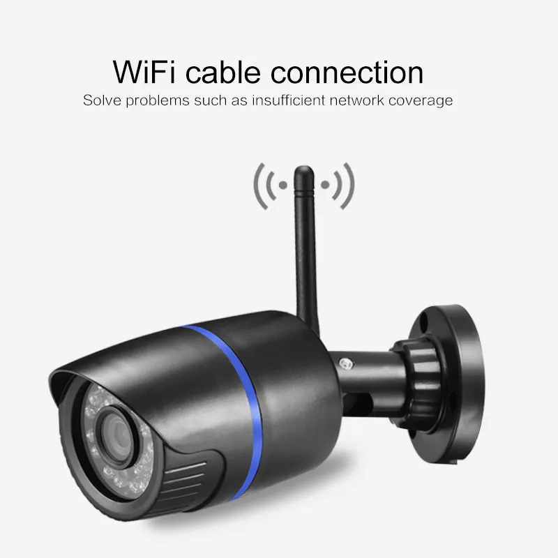 

2 Million HD Wireless Webcam Waterproof and Dustproof WIFI Wireless Camera Network Cable Camera APP Remote Camera Ip Camera