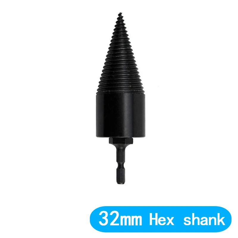 32mm hex shank 1 шт. дровяная машина сверло Дерево Конус расширитель перфоратор драйвер сверло Сплит буровые инструменты деревянная пила круглая/квадратная/Шестигранная дешевая - Цвет: 32mm hex shank