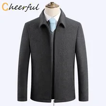 

Winter Coat Men Wool Thick Warm Windbreaker Jackets Overcoat Casaco Masculino Palto Woolen Men's Casual Slim Fit Trench Peacoat