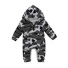 Infant Baby Boy Hooded Camouflage Romper Newborn Baby Camo Long Sleeve Warm Autumn Jumpsuit Outfit Boys Clothing ► Photo 2/6