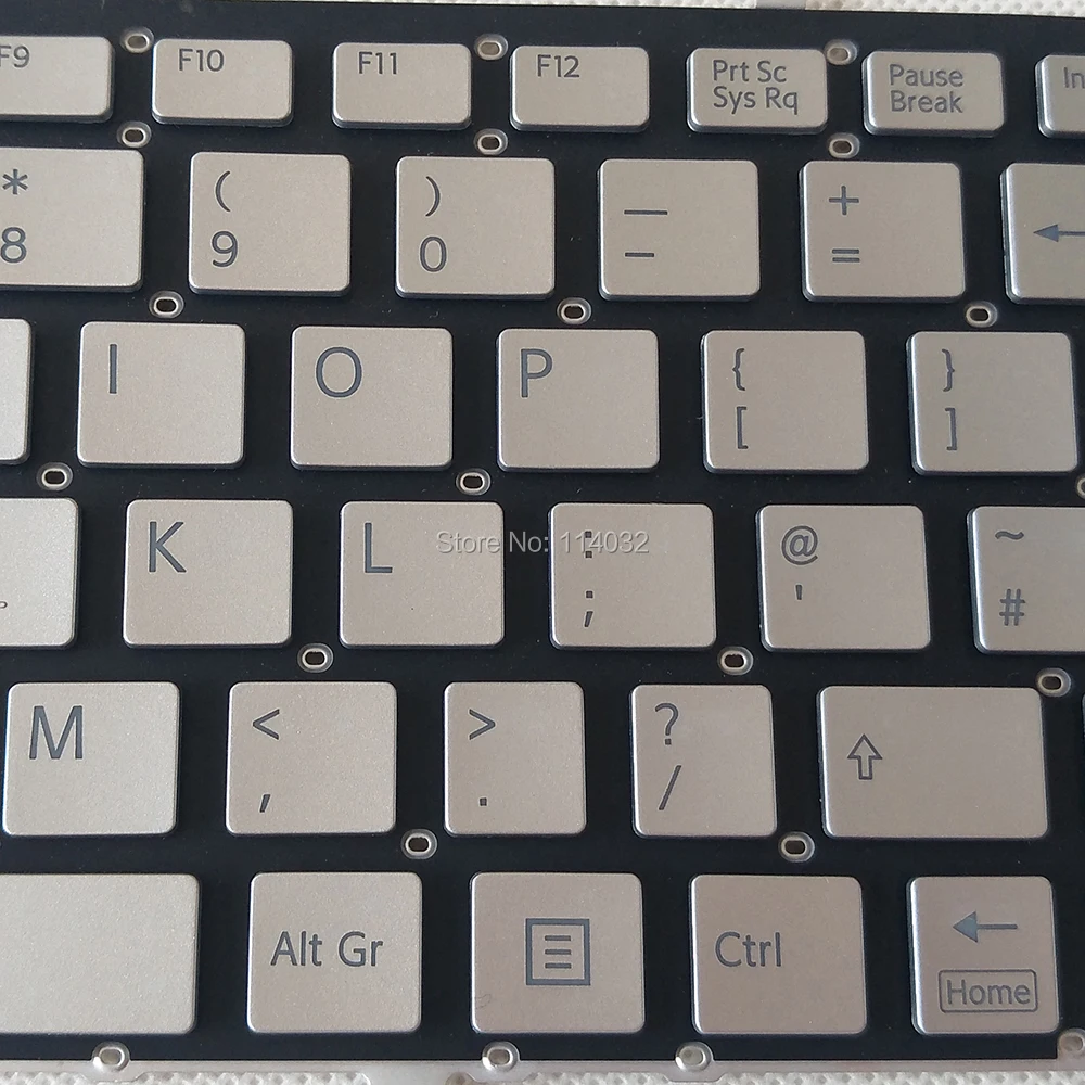 Teclado de Retroiluminação para Sony Vaio Svd132 Svd 13 132 Integrado gb Prata Britânica 149245511gb - Imagem 3