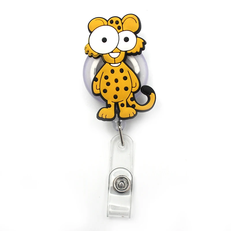 Big Eye Wild Animals Style Retractable Badge Reel For Nurse & Doctor Card  Holder Office & Hospital Supplies Boy & Girl Name Card - AliExpress