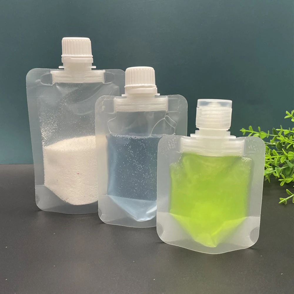 30/50/100ml Screw Cap Packaging Bag Plastic Hand Sanitizer Lotion Shampoo Makeup Fluid Bottles Cosmetic Travel | Красота и здоровье