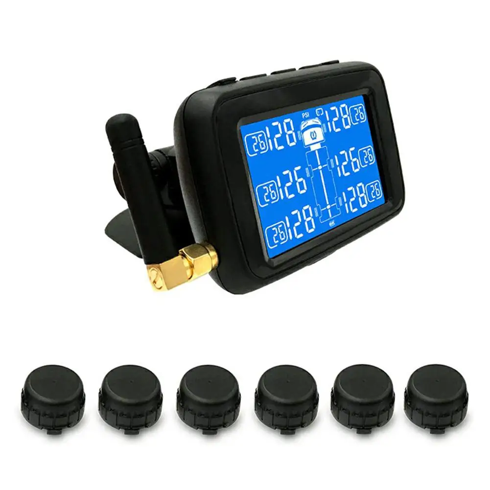 Беспроводной монитор давления в шинах U901T TPMS Car Truck 24 с 6 внешними датчиками |