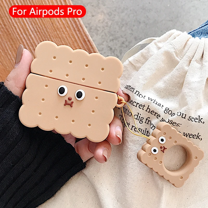 Милый мультяшный беспроводной чехол для гарнитуры Bluetooth для Apple Airpods pro, силиконовый чехол для наушников s для Airpods 1 2, защитный чехол