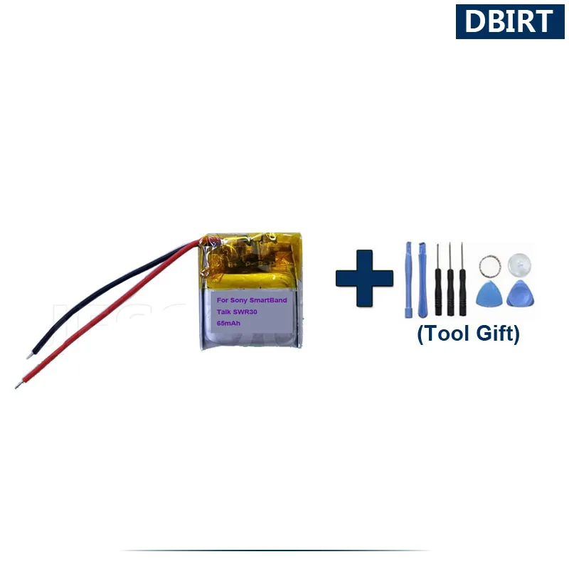 Strumenti Regalo + 65Mah Originale Sostituisce Ahb411517T Batteria Per Sony Smartband Talk Swr30 Smart Watch Batterie Akku