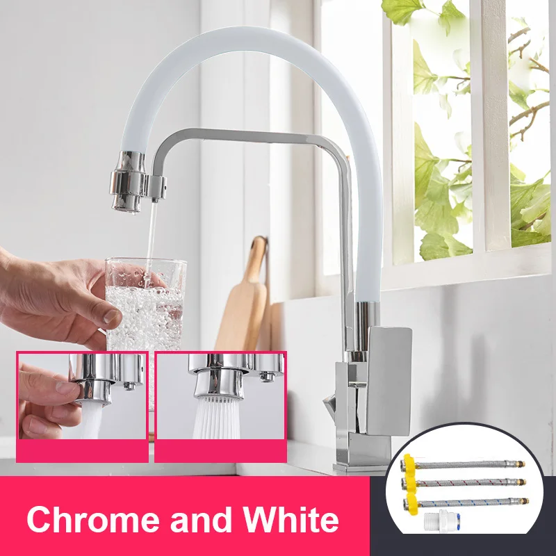 Chrome and White