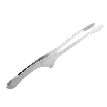

BBQ Tongs Tweezer Grilling Cooking Heat Resistant Chef Accessories Serving Portable Stainless Steel Food Clip Salad Kitchen Tool