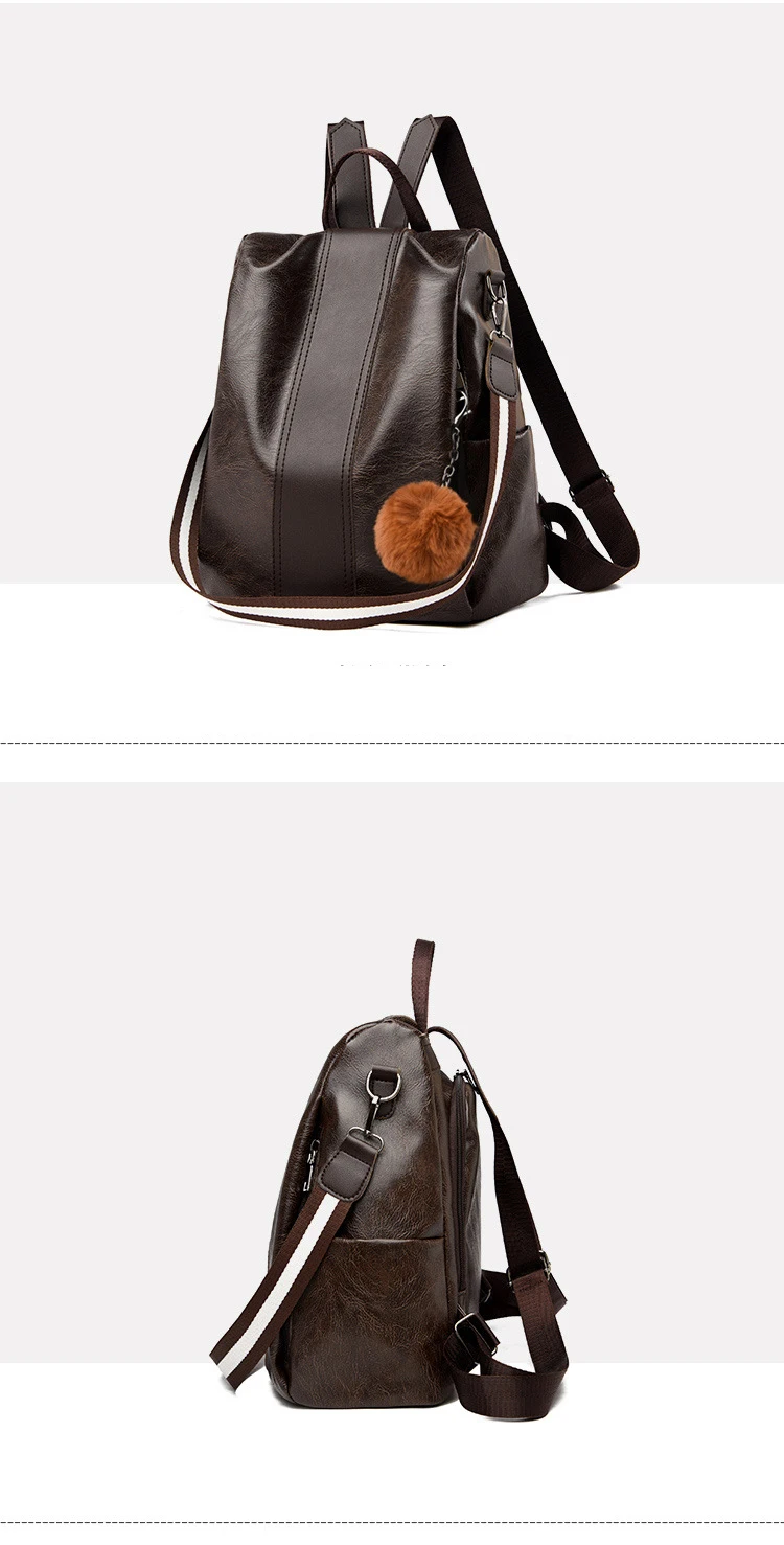 New Korean Multi-carry Mode Functional Soft Leather Bag