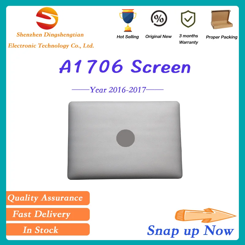 Macbook Pro Retina 13 дюймов A1706 ЖК-экран в сборе 2016 2017 дисплей серый и серебристый |