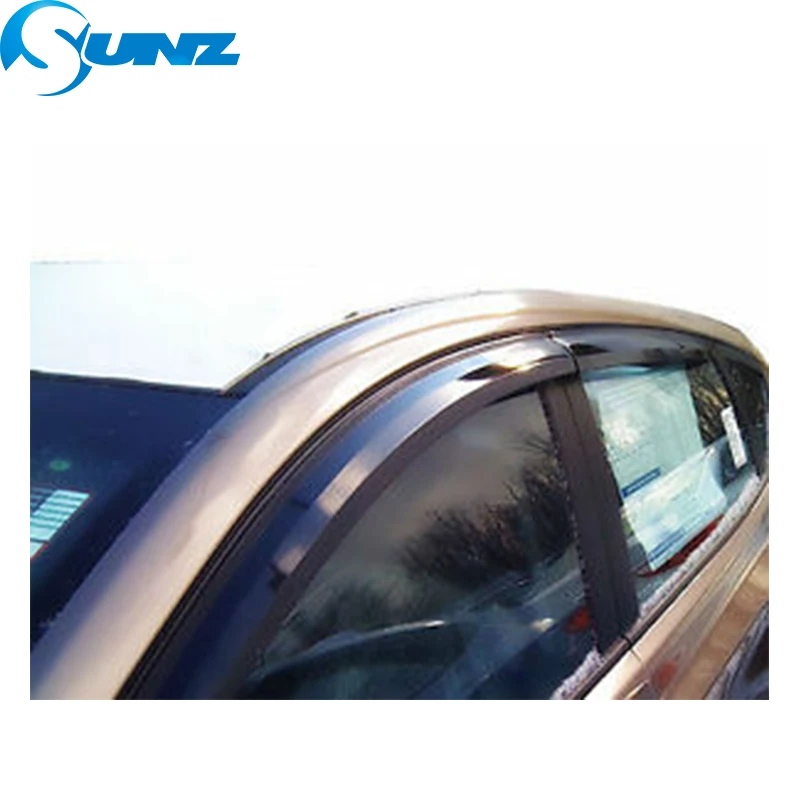 Боковых окон для HYUNDAI ACCENT 2006 2007 2008 2009 2010 2011 дверь седана козырек протектор защиту от дождя стайлинга автомобилей SUNZ