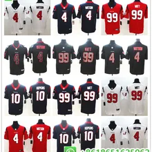 Сшитые мужские рубашки из джерси в стиле Хьюстон дехаун Уотсон JJ Watt DeAndre Hopkins Vapor Untouchable Limited