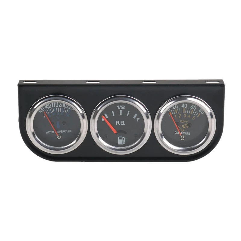 52mm Triple Gauge 3 in 1 (Fuel Level Gauge+ Water Temp + Oil Press Gauge) Sensor Auto Car Meter | Автомобили и мотоциклы
