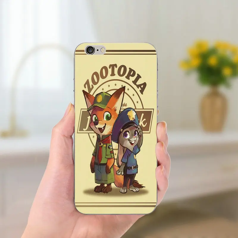Модный милый сумасшедший Кролик зверополис Мягкий силиконовый чехол для iPhone X XR XS 11 Pro Max 10 7 6 6s 8 Plus 4 4S 5 5S SE 5C
