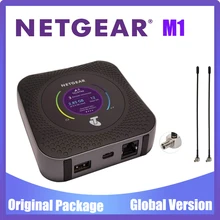 Netgear – Nighthawk M1 débloqué, routeur Mobile 4GX Gigabit LTE 1000mbps WiFi Hotspot + 2 antennes