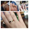 Engagement Ring for Women Stainless Steel Silver Color Gold Color Finger Girl Gift US Size 5 6 7 8 9 10 ► Photo 3/6