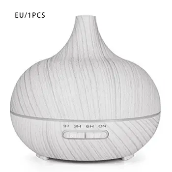 

400ml Aroma Air Humidifier wood grain with LED lights Essential Oil Diffuser Aromatherapy Electric Mist Maker for Home