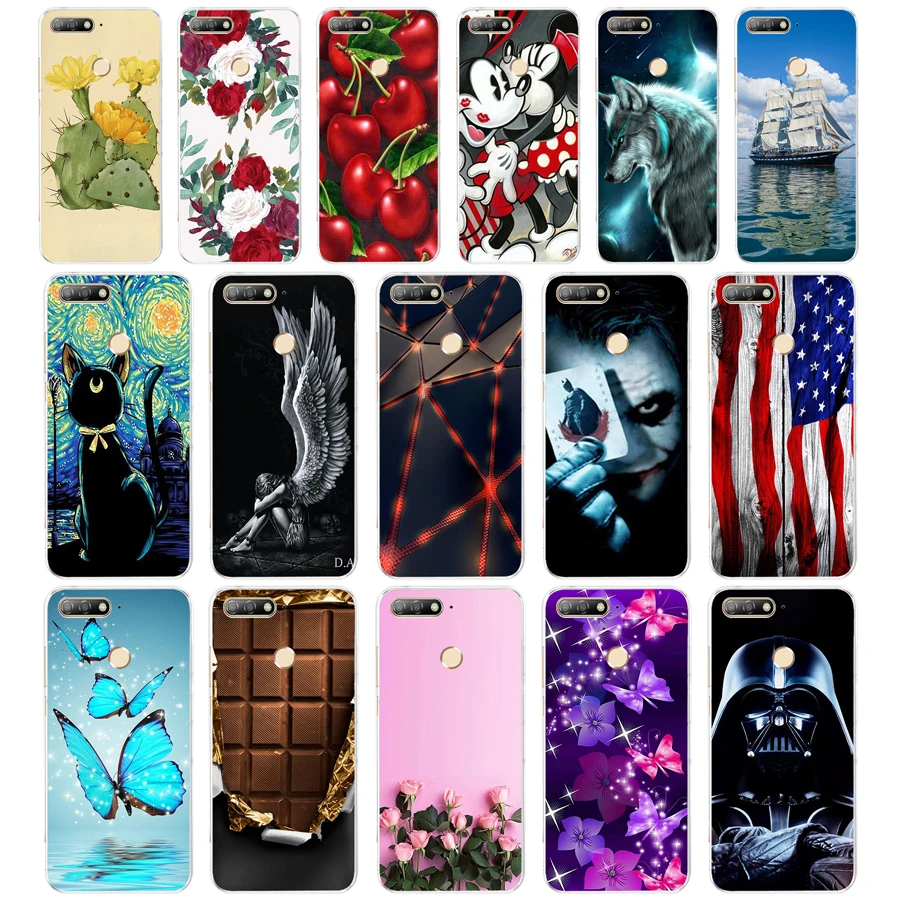 

g For Huawei Honor 7C Case Cover 5.7" Soft TPU Silicone Bumper Honor 7C Cases for Huawei Honor 7C AUM-L41 Phone Case Back Cover