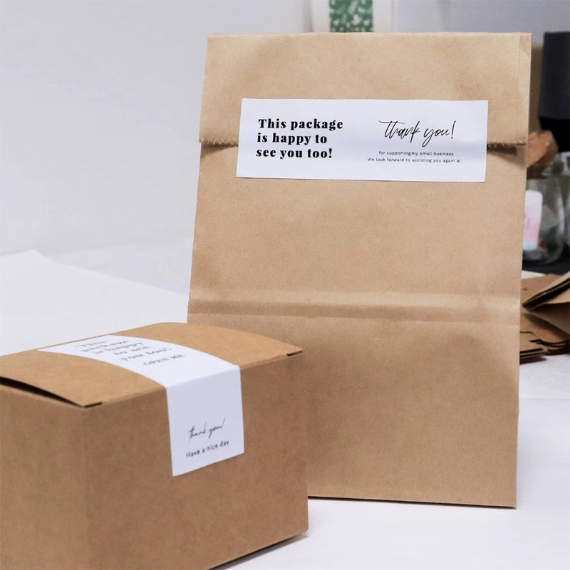 30 шт./упак. изысканные самодельные этикетки для упаковки маленького бизнеса