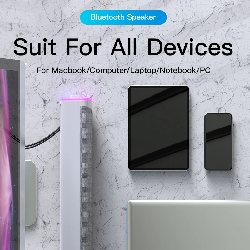 4D компьютер Динамик бар стерео звук сабвуфер Bluetooth для Macbook ноутбука PC