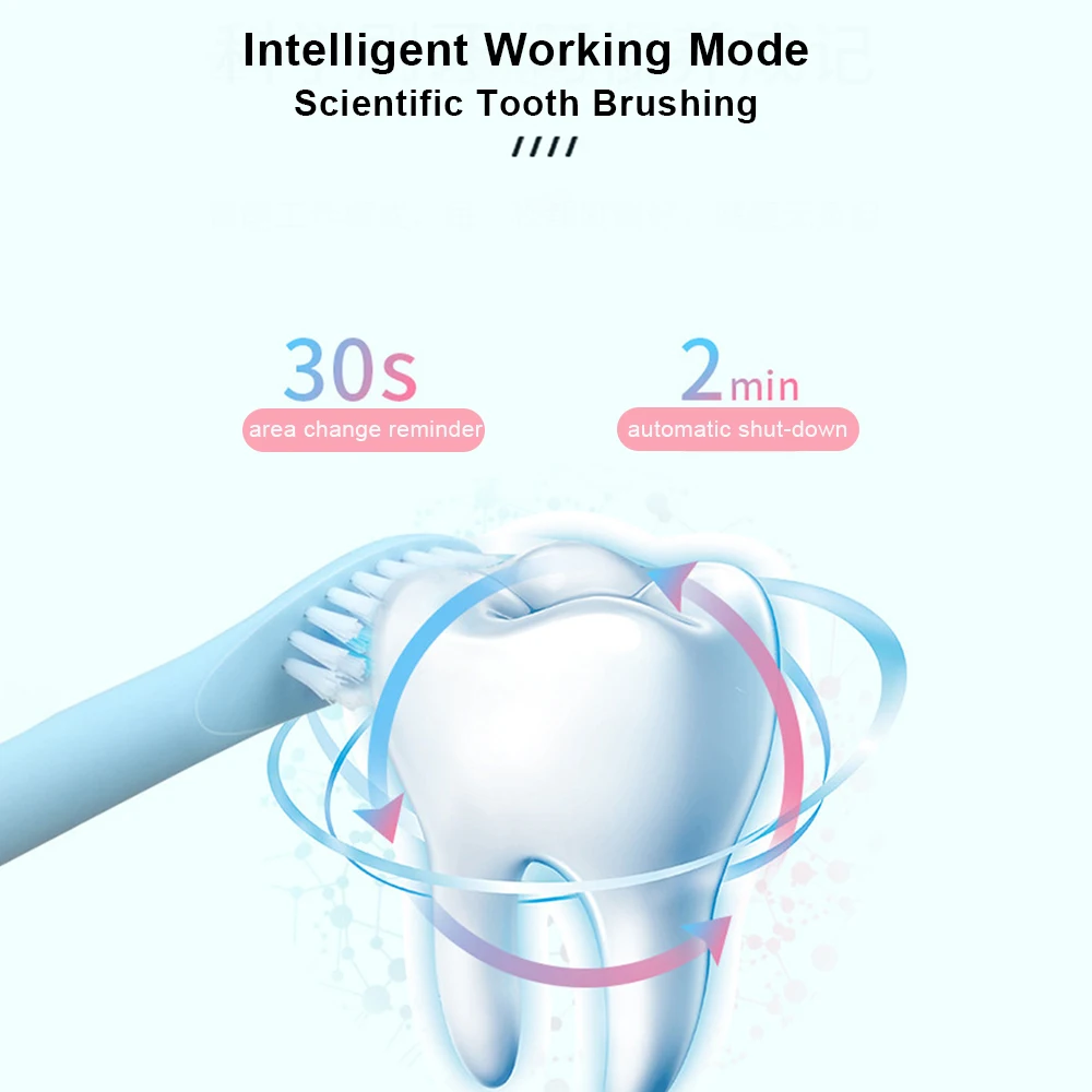 Sonic Toothbrush Electric Toothbrush USB Rechargeable Tooth Brushes Portable Automatic Teeth Clean Adult Brush IPX7 Waterproof Sonic Toothbrush Electric Toothbrush USB Rechargeable Tooth Brushes Portable Automatic Teeth Clean Adult Brush IPX7 Waterproof