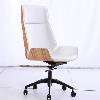 

Chair High Back To Work In An Office Computer Chair Household Genuine Leather Class Chair Boss Swivel Chair Meeting Chair