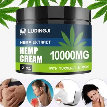 

Relieving Cannabis Cream Pure Natural Hemp Cream Extract 10000mg Balm Effect Relief Arthritis Pain Anti-inflammation Skincare