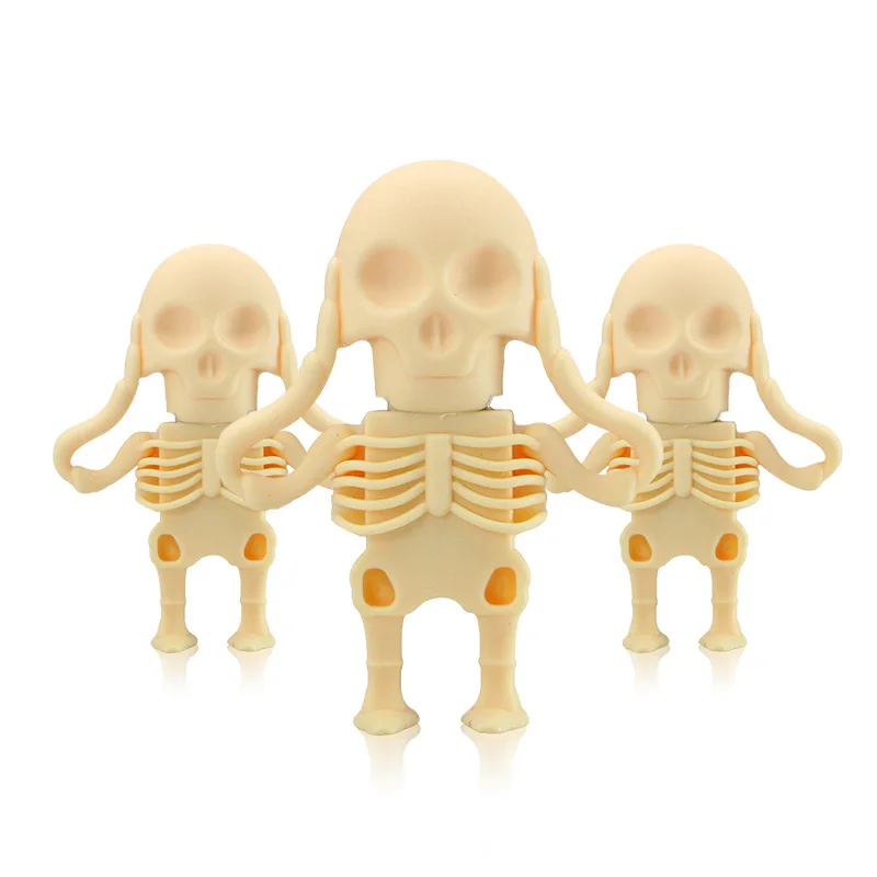 Cool Skull Skeleton headshot Grim Reaper The Death ghost USB Flash drive 32GB 16GB 64GB 128gb Zombies memory stick U disk usb flash drive flash drive