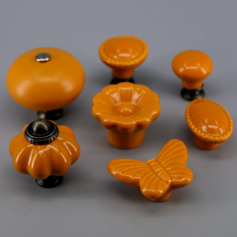 

Creative Door Drawer Cupboard Cabinet Pull Handle Ceramic furniture Knob Pack of One