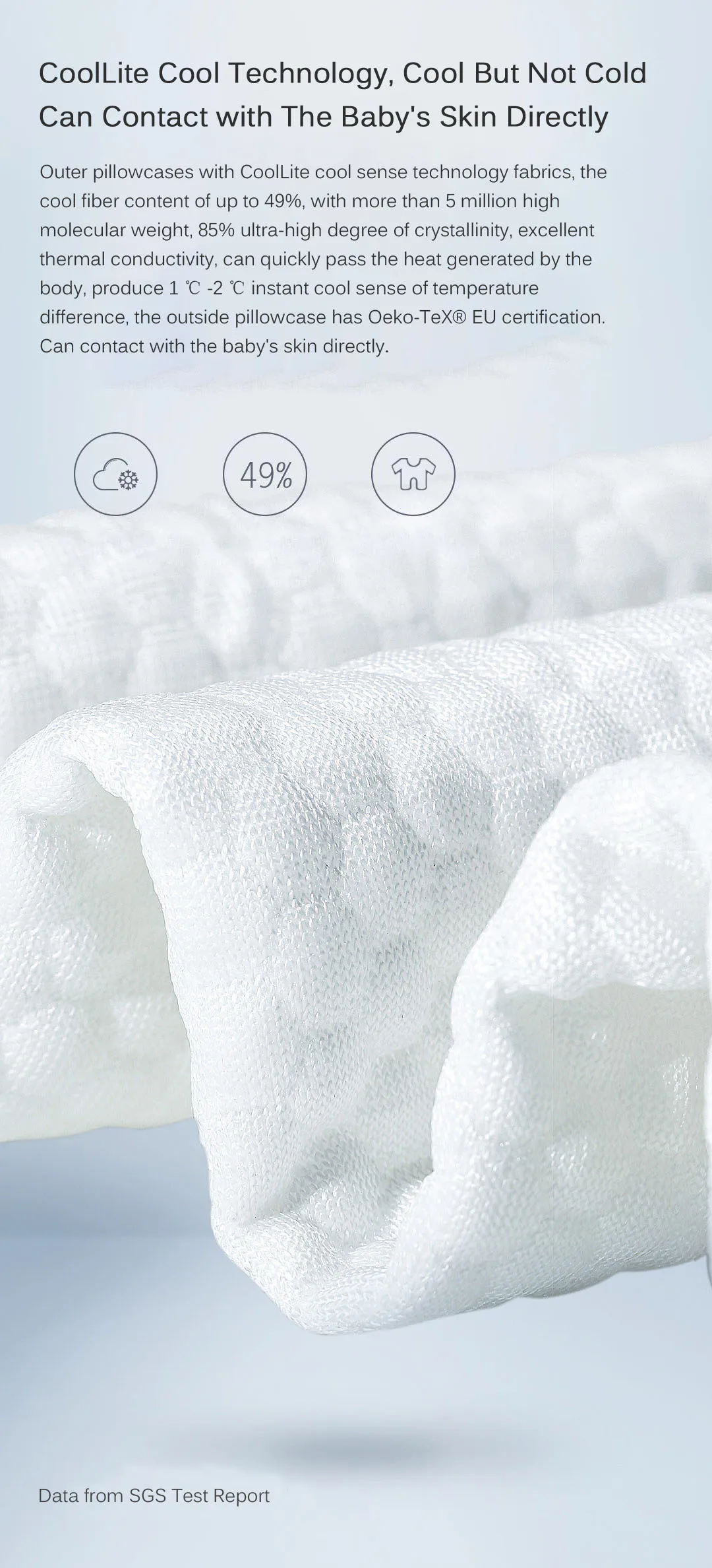 Original Xiaomi 8H Cool Feeling Slow Rebound Memory Cotton Pillow H1 Super Soft Antibacterial Neck Support Pillow