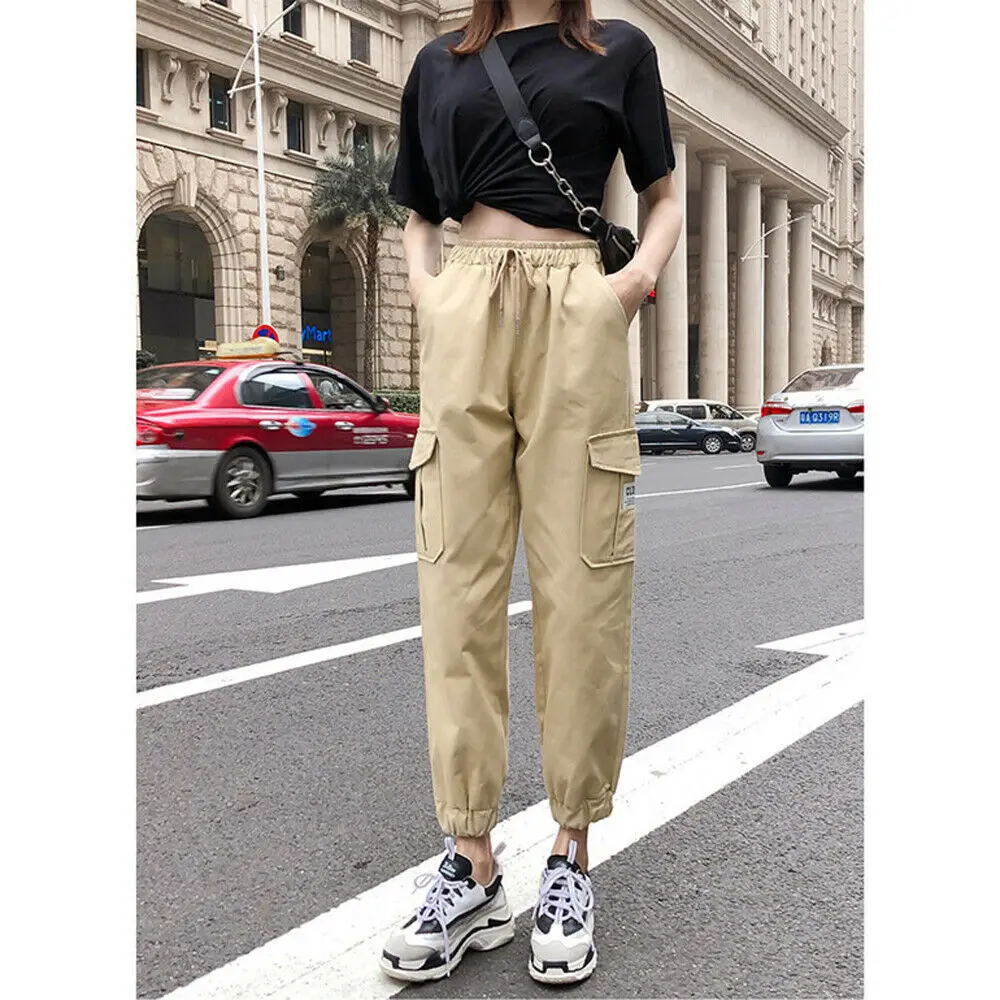 Women Pants New Fashion Cargo Loose 
