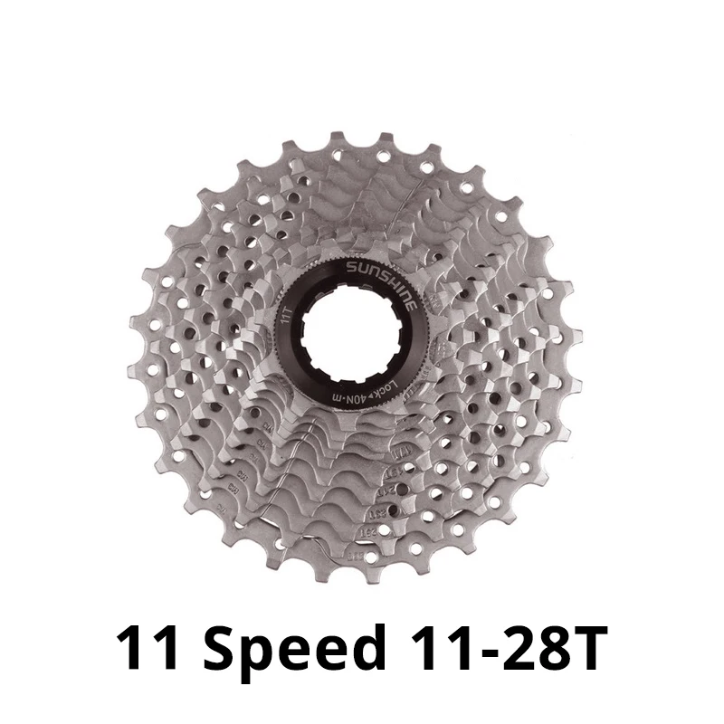 11-28T SUNSHINE MTB дорожный велосипед 11-скоростных велосипедов трещетки маховик 11S 28/32/36/40/42/46/50 T/52 T для SHIMANO SRAM деталь для велосипеда - Цвет: 11-28T