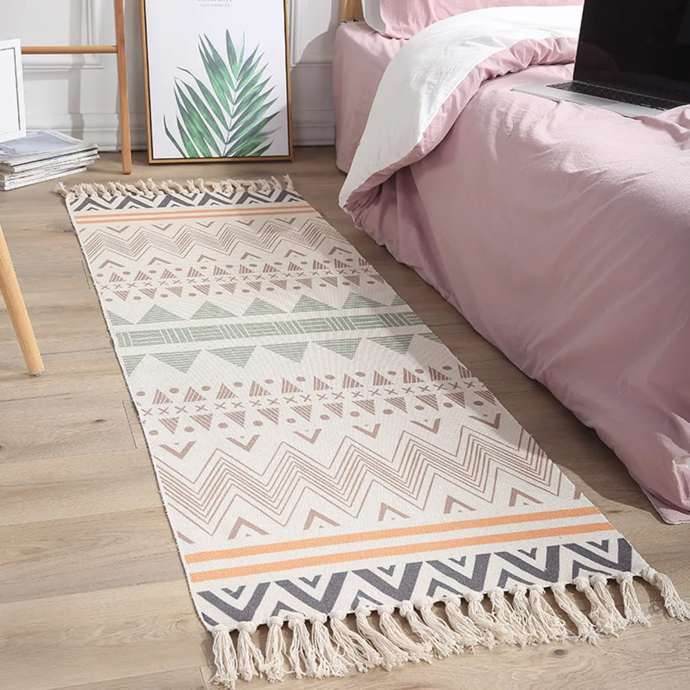 льняной ковер. коврик vortex хлопковый вологодский 55х90см 20050. коврик хлопковый напольный. татами для новорожденных. коврик хлопковый.