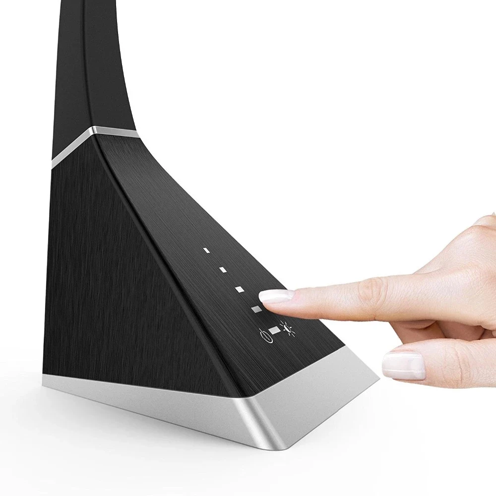 Маленький гибкий USB Smart Touch настольная Светодиодная настольная лампа складной офисный шкаф с функцией памяти для чтения книг светильник