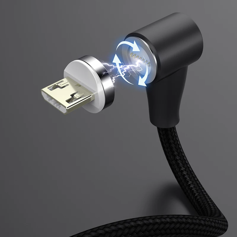 1 м 2 м Магнитный Micro USB кабель для быстрой зарядки для Xiaomi Redmi Note 5 Pro Android кабель для передачи данных для мобильного телефона для samsung S7 зарядное устройство
