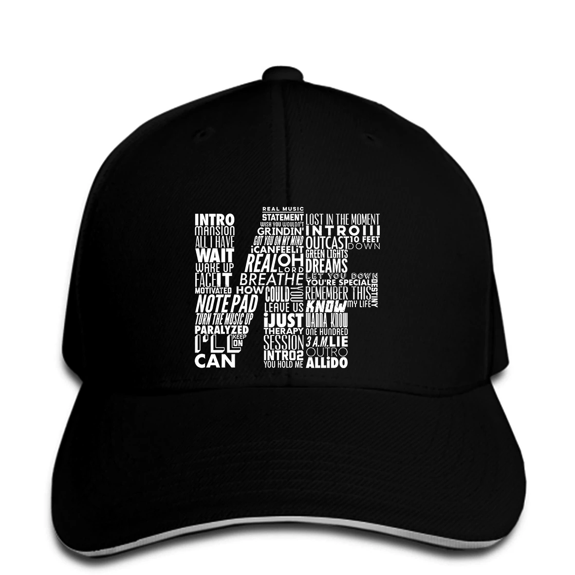 

Nf Word Collaboration Design Intro Wait Can Real Popular Tagless Baseball cap snapback hat Peaked
