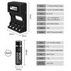 PALO-cargador inteligente LCD de 1,5 v, AA, AAA, batería recargable de iones de litio con 4 uds, batería recargable AAA de ion de litio de 1,5 v ► Foto 2/6